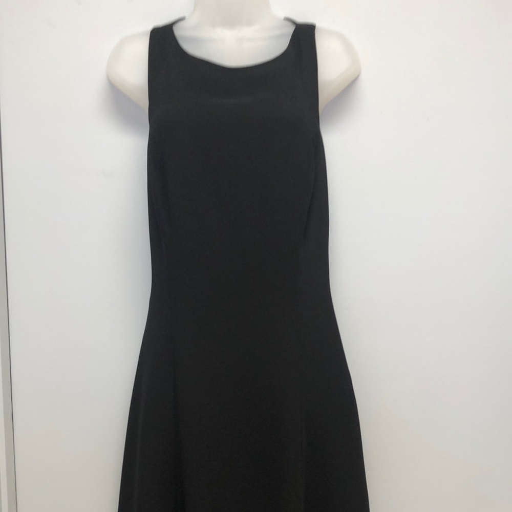Talbots black midi dress